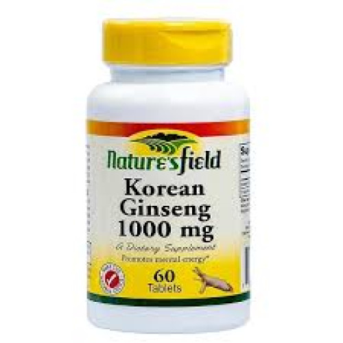 Nature's Field Korean Ginseng 1000mg